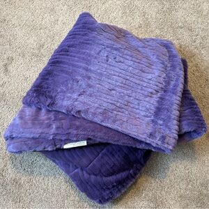 New Minky Couture Fall Sweater Blanket Grape Compote-Monster
